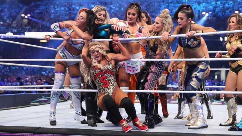 A battle royal will be a good way of getting plenty of women on the card